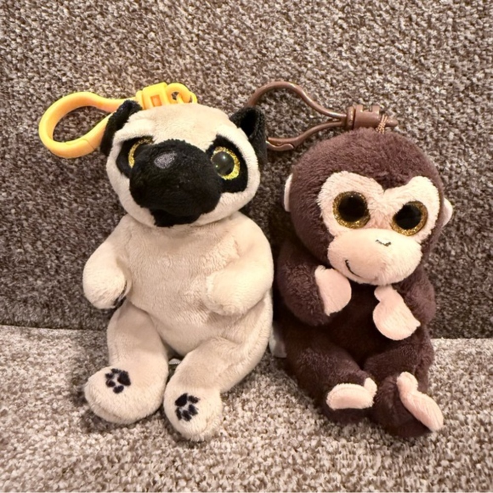 Ty beanie babies bellies plush clip on’s bundle